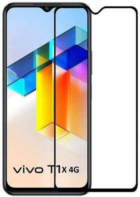 Bodoma Edge To Edge Tempered Glass for Vivo T1X 4G(Pack of 1)