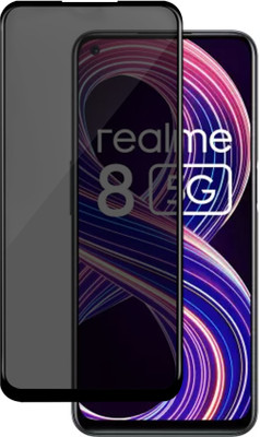 GLOBAL NOMAD Edge To Edge Tempered Glass for realme 8 5G(Pack of 1)