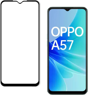 Knotyy Edge To Edge Tempered Glass for Oppo A57(Pack of 1)