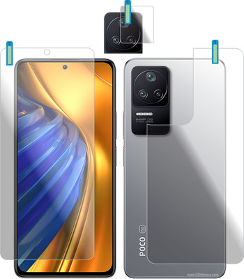 FINCH Front and Back Screen Guard for POCO F4 5G(Pack of 3)
