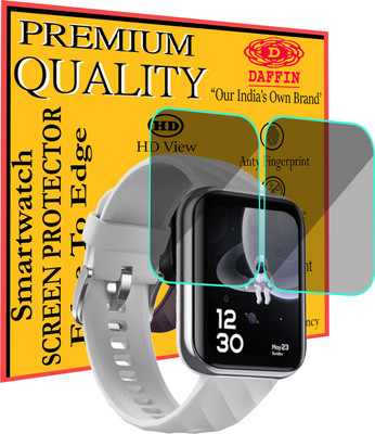 daffin Screen Guard for DIZO Watch D(Pack of 2)