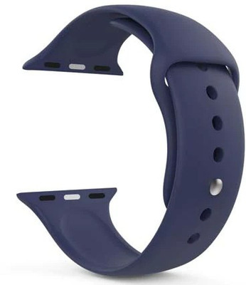 Speeqo SOFT SILICON SMARTWATCH STRAP 42/44MM COMPATIBLE I_WATCH SERIES 1/2/3/4/5/6/SE/7 Smart Watch Strap(Blue)