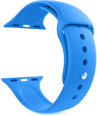 Speeqo SOFT SILICON SMARTWATCH STRAP 42/44MM COMPATIBLE I_WATCH SERIES 1/2/3/4/5/6/SE/7 Smart Watch Strap(Blue)