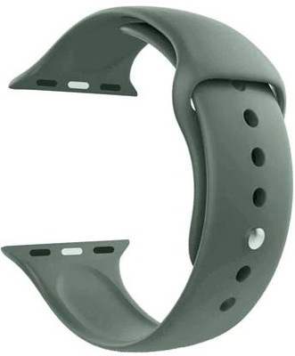 Speeqo SOFT SILICON SMARTWATCH STRAP 42/44MM COMPATIBLE I_WATCH SERIES 1/2/3/4/5/6/SE/7 Smart Watch Strap(Green)