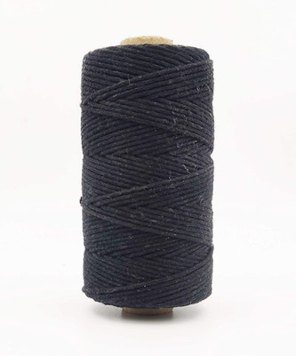 Bobbiny 3 Ply Twisted 2MM Macrame Cotton Cord Dori 50 Meter Thread Army Green .