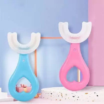 UAONLINE U SHAPED TOOTHBRUSH Ultra Soft Toothbrush(Pack of 2)