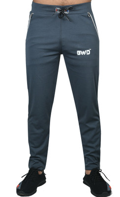 BWD Solid Men Grey Track Pants