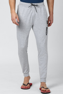 PETER ENGLAND Solid Men Grey Track Pants