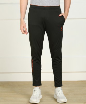 Slagen Solid Men Black Track Pants