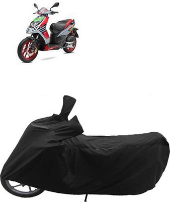 GoldRich Two Wheeler Cover for Aprilia(Black)