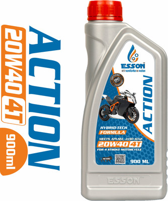 ESSON ACTION 20W40 4T 900ml P1 ACTION 20W40 4T 900ml P1 High Performance Engine Oil(900 L, Pack of 1)