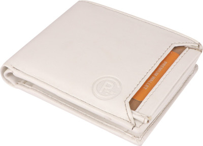 Classic World Men White Artificial Leather Wallet(6 Card Slots)