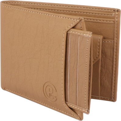 Royal Craft Men Casual, Trendy Beige Artificial Leather Wallet(10 Card Slots)