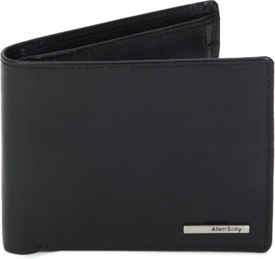 Allen Solly Men Casual Black Genuine Leather Wallet(6 Card Slots)