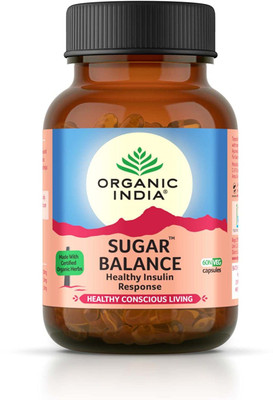 ORGANIC INDIA Sugar Balance -180 N Veg Capsules(180 Capsules)