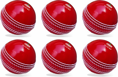 Jaspo Incredi Ball Soft T-20 Ball Training for Indoor/Outdoor (Red (Pack of 6)) Cricket Synthetic Ball(Standard, Pack of 6, Red)