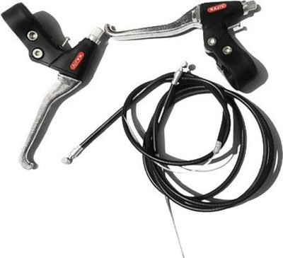 Venues Power Silver Break Lever and Black Break Wires for Bicycle 26 inch cycle Bicycle Brake Disk