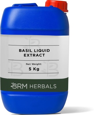 BRM Herbals BASIL LIQUID EXTRACT For Soap Making, Shampoo,Lotions, Creams, Face Wash-5KG(5000 g)