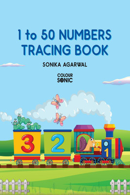 1 to 50 Numbers Tracing Book(English, Paperback, Sonika Agarwal)