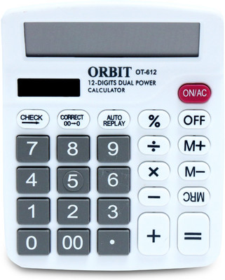 MDB ORBIT OT-612 Dual Power Basic  Calculator(12 Digit)