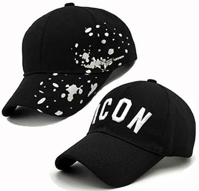 N S TREND Printed, Embroidered Sports/Regular Cap Cap(Pack of 2)