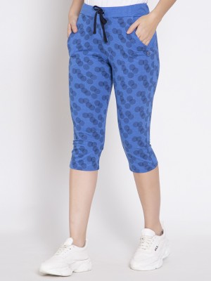 Femea Women Blue Capri