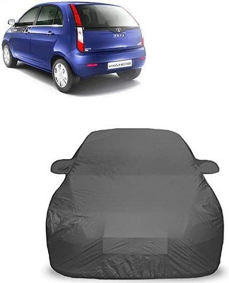 Anlopeproducts Car Cover For Tata Vista Tech (With Mirror Pockets)(Grey)