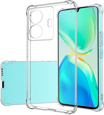 Empire Accessories Back Cover for vivo T1 44W Edge to Edge Boom Transparent case(Transparent, Shock Proof, Pack of: 1)