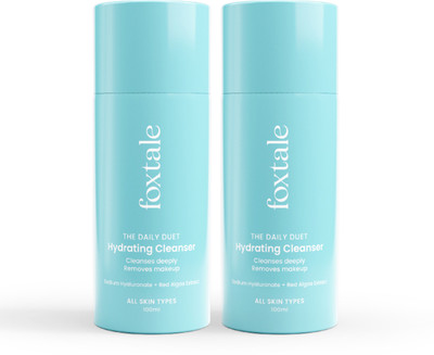 Foxtale - (Pack of 2) The Daily Duet Gentle Cleanser Hydrating  - 100ml Face Wash(200 ml)