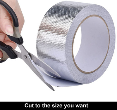 JARILOOK ALUMINIUM FOIL TAPE aluminium Dispenser self adhesive (Manual)(Set of 1, Silver)