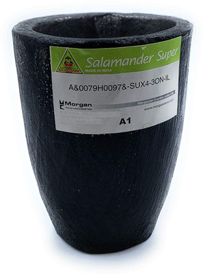 Ceznek Salamander Clay Graphite Crucible A1-1.5Kg for High Temperature Casting Crucible