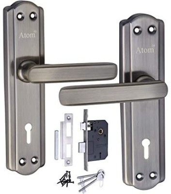 lokiya Stainless Steel Glossy Door levers(Steel)