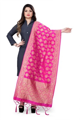 RRK IMPORT AND EXPORT Jacquard Woven Women Dupatta