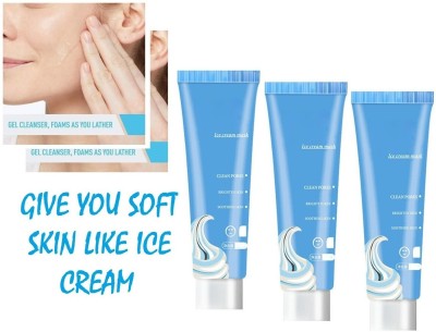 ADJD Ice Cream Mask Clean Pores in Ultra Cleansing Mask Combo OF 3(360 g)