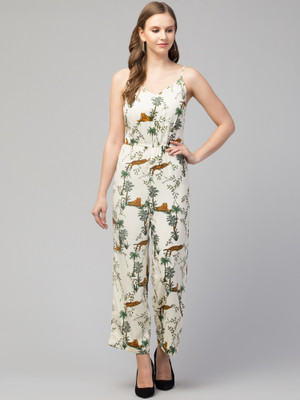 SQEW Animal Print Women Jumpsuit