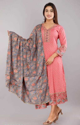 HARITWAL Women Kurta Dupatta Set