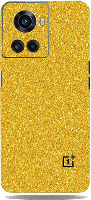 AsSkin One Plus 10R 5G, one plus 10r 5g Mobile Skin(Ultra Super Golden Glitter Skin With High Gloss Finish).)