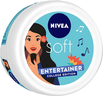 NIVEA Soft Moisturizer for Face Entertainer College Edition (300 ml)