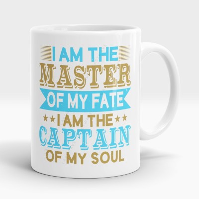 LASTWAVE I am the Master of my fate, Zodiac Sign Graphic Printed 11Oz Ceramic Coffee Ceramic Coffee Mug(325 ml)