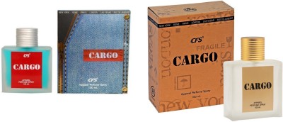 CFS Cargo Blue and Brown Combo Eau de Parfum  -  200 ml(For Men)