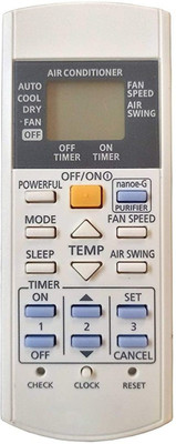 NixGlobal 29D Remote Compatible with PANASONIC AC Remote Controller(White)