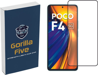 GORILLA FIVE Edge To Edge Tempered Glass for POCO-F4 5G_(Pack of 2)