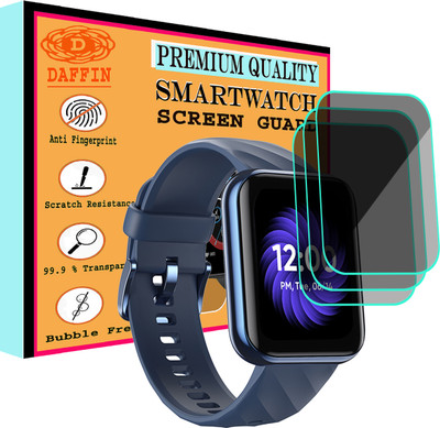 daffin Screen Guard for DIZO Watch D(Pack of 3)
