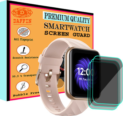 daffin Screen Guard for DIZO Watch D(Pack of 3)