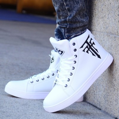 Zsyto High Tops For Men(White , 10)