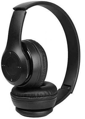 High Quality 3DPro Bass Wireless Headphone with AUX,FM,USB,TF Card, Call Support Bluetooth Headset(Black, On the Ear)