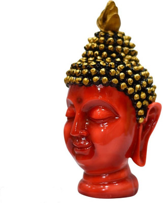 JniL Decorative Showpiece  -  23 cm(Marble, Maroon)