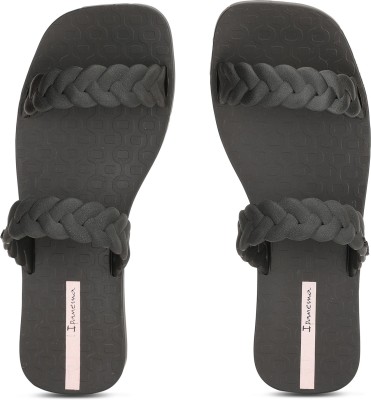 Ipanema Women Slides(Black , 5)