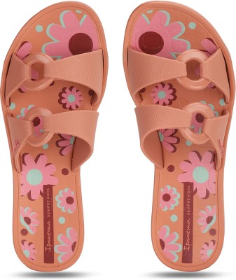 Ipanema Women Flip Flops(Pink, Red, Green , 7)