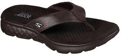 Skechers Men Slippers(Brown , 8)